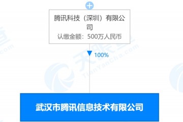 腾讯在武汉成立技术新公司注册资本500万
